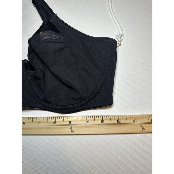 Bare Necessities Side Support Bra Black‎ Underwire Three Piece Cup 32DD NWT - Picture 8 of 8